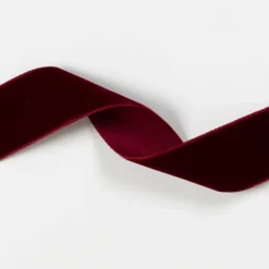 Velourbånd 36 mm Wine