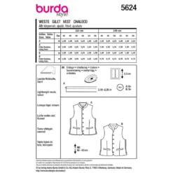Vest Burda Herre str. 46-56