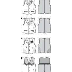Vest Burda 2434 str. 44-60