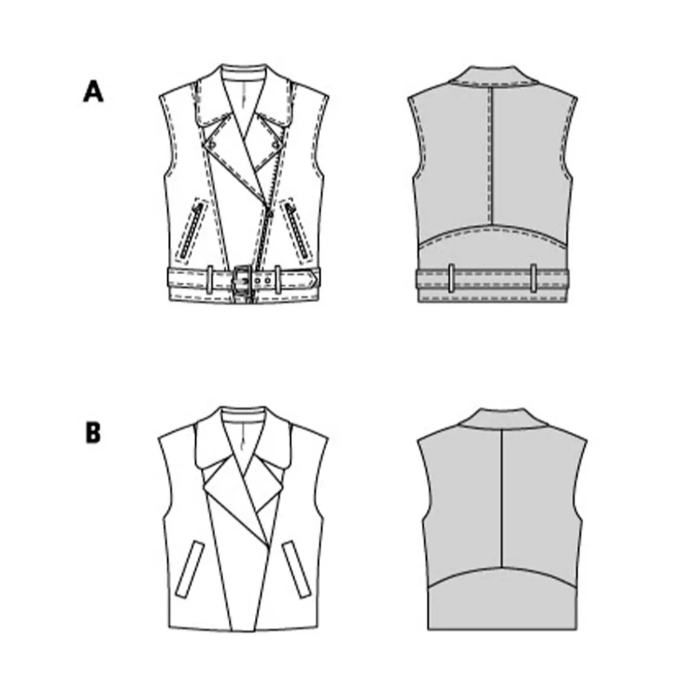 Vest Burda 5714 str. 36-46