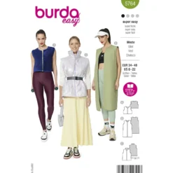 Vest Burda 5764 str. 34-48