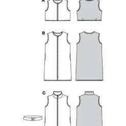 Vest Burda 5764 str. 34-48
