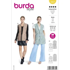 Vest Burda 5827 str. 36-46