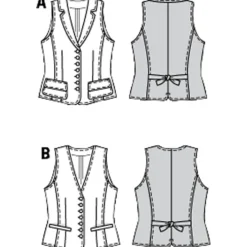Vest Burda 7769 str. 38-58