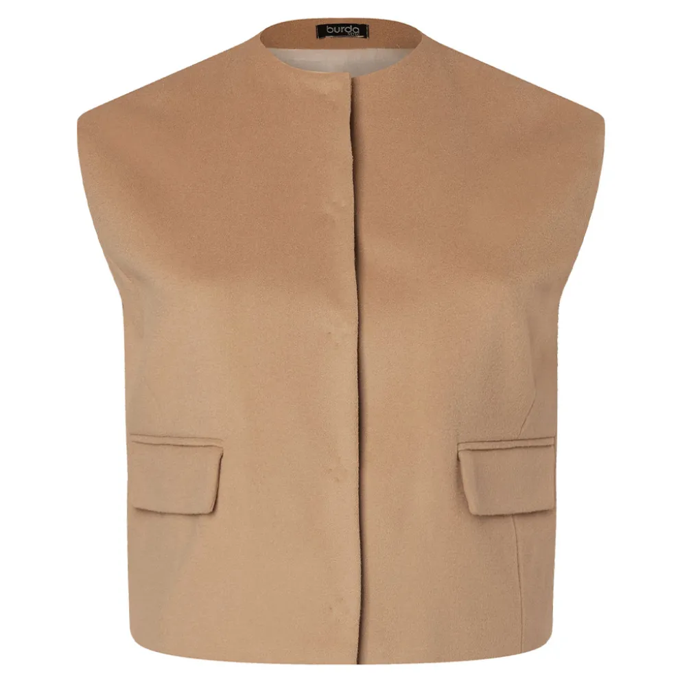 Vest/ jakke Burda 5698 str. 36-48