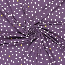 Viscose jersey m/prikker Lilla