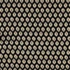 Viscose satin m/ikat print Sort