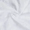 Voile bomulds mix ternet Hvid