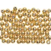Voksperler, 4 mm, hulstr. 0,7 mm, 150 stk. Guld