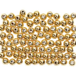 Voksperler, 4 mm, hulstr. 0,7 mm, 150 stk. Guld
