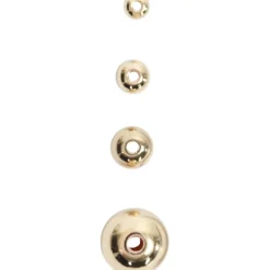 Voksperler, 4 mm, hulstr. 0,7 mm, 150 stk. Guld