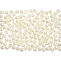 Voksperler, 3 mm, hulstr. 0,7 mm, 150 stk. Perlemor