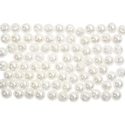 Voksperler, 4 mm, hulstr. 0,7 mm, 150 stk. Perlemor