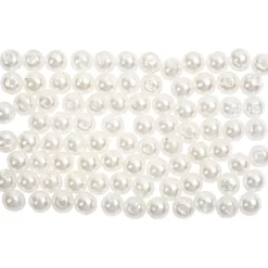 Voksperler, 4 mm, hulstr. 0,7 mm, 150 stk. Perlemor