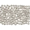Voksperler, 3 mm, hulstr. 0,7 mm, 150 stk. Sølv
