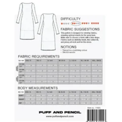 Wavy Hem Dress with Slim Sleeves