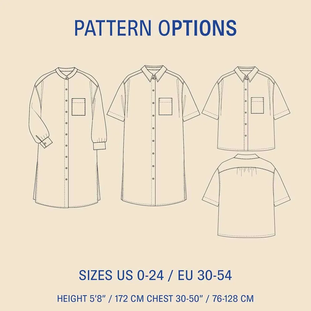 WBM Big shirt dress str. 30 – 54