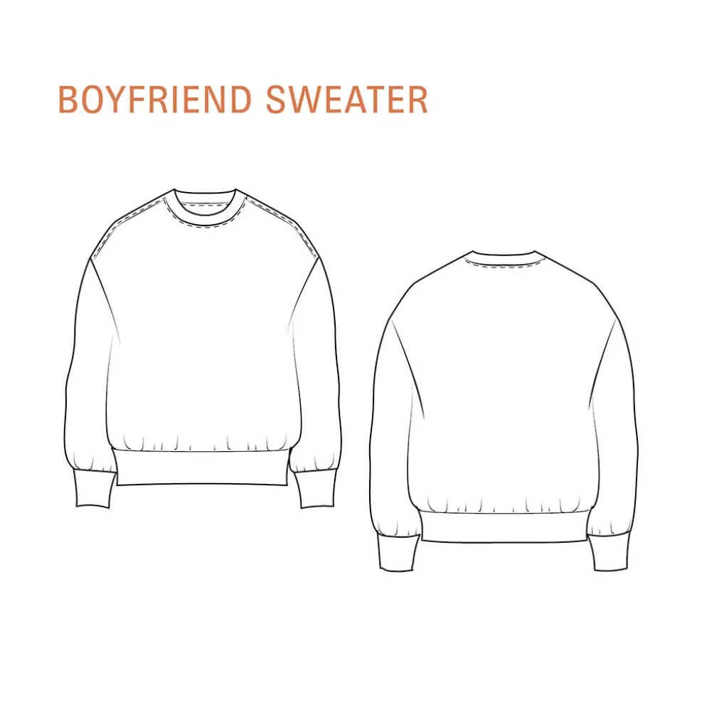 WBM Boyfriend sweater unisex str. 2XS -4XL