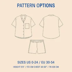 WBM Camp shirt and shorts str. 30 – 54