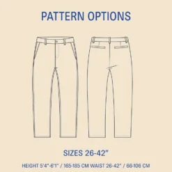 WBM Chino pants unisex str. 26 – 42