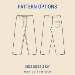 WBM Kids Pajamas pants str. 3-12 år