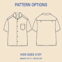 WBM Kids Tropical shirt str. 3-12 år