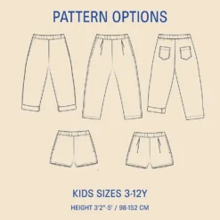 WBM Kids Volume pants str. 3-12 år