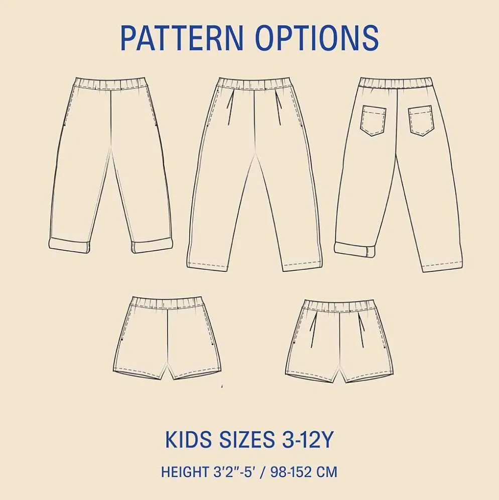 WBM Kids Volume pants str. 3-12 år