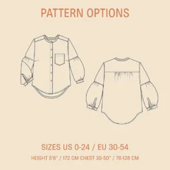 WBM Puff shirt str. 30 – 54