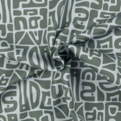 Yoga stretch m/ inka print Støvet mint