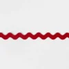 Zig-zag lidse 13mm Rød